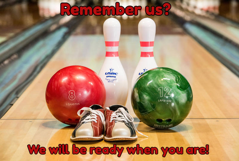 ball and pins and shoes